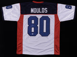 Eric Moulds Signed Bills Jersey (Beckett) Buffalo's All Pro W.R. (1996-2005)