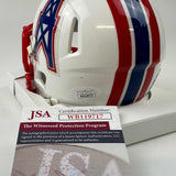 Autographed/Signed Earl Campbell Houston Oilers Mini Football Helmet JSA COA
