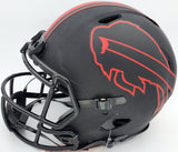 Bills Greats Auto Eclipse Black FS Helmet 3 Sigs Jim Kelly, Thurman Thomas, Reed