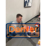 Bo Nix Autographed Denver Broncos Authentic 1966 TB Helmet Beckett Witness 57266