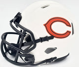 Justin Fields Autographed Bears Lunar Eclipse Mini Helmet Beckett QR WL62749