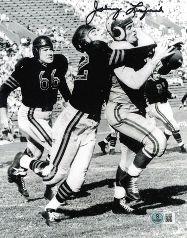 Johnny Lujack Autographed Signed 8x10 Photo Notre Dame Beckett QR #BS12858