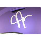 Justin Jefferson Autographed Minnesota Vikings SpeedFlex Beckett Witness 51018