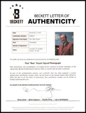 Paul Bear Bryant Autographed 8x10 Photo Alabama "To Ted" Beckett BAS #AE08255