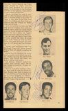 Washington, Calvin & Franz Autographed 5x9 Magazine Photo 1970-71 237918