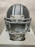 DERRICK MOORE SIGNED DETROIT LIONS SLATE SPEED MINI HELMET BECKETT QR