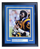 Eric Dickerson Signed Framed 11x14 Los Angeles Rams Photo BAS BD59647
