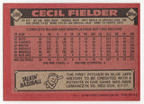 Cecil Fielder autographed Blue Jays 1986 Topps Rookie Card #386 -SS COA/HOLO