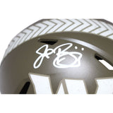 John Riggins Signed Washington Commanders Salute Mini Helmet Beckett 42290