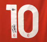 Rafael Leao Signed AC Milan Home Soccer Jersey #10 with Beckett COA