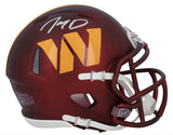 Jayden Daniels Autographed Washington Commanders Mini Speed Helmet Fanatics