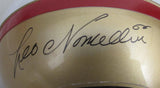 Leo Nomellini HOF San Francisco 49ers Autographed/Signed Mini Helmet JSA 213378