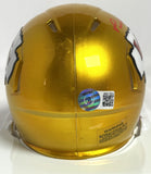 Patrick Mahomes II Autographed Kansas City Flash Speed Mini Helmet - Beckett