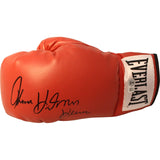 Tommy Hearns Signed Red Left Boxing Glove Hitman Beckett 44779