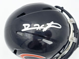 DEVIN HESTER AUTOGRAPHED BEARS BLUE SPEED MINI HELMET BECKETT WITNESS 244042