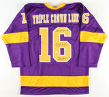 Charlie Simmer, Dave Taylor & Marcel Dionne Signed Los Angeles Kings Jersey /JSA