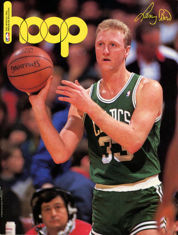 1988 Hoop Magazine Boston Celtics Larry Bird Cover 38269
