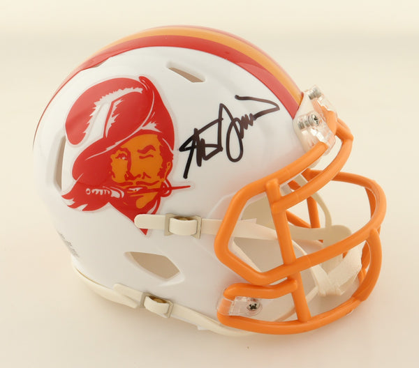 Steve Spurrier Signed Tampa Bay Buccaneers 1976 Throwback Mini Helmet /Metabilia