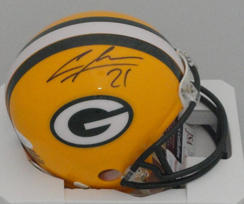 Packers Hall of Famer CHARLES WOODSON Signed Mini Helmet AUTO - SB XLV - JSA