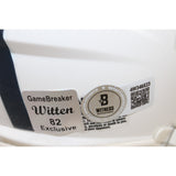 Jason Witten Autographed/Signed Dallas Cowboys 22 Alt Mini Helmet Beckett 53891