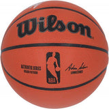 Robinson & Wembanyama Spurs Dual Signed Wilson Authentic Series Basketball
