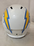 TRE HARRIS SIGNED LOS ANGELES CHARGERS SPEED REPLICA HELMET BECKETT QR