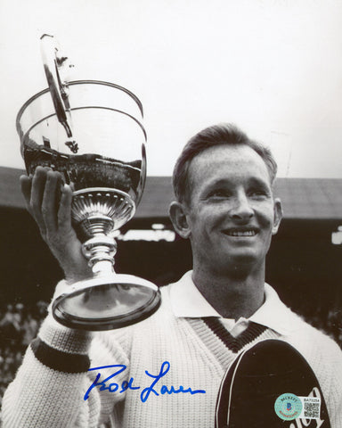 Rod Laver Authentic Signed 8x10 Black & White Photo Autographed BAS #BA73254