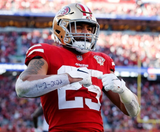 Elijah Mitchell Signed San Francisco 49ers Mini Helmet (Beckett) 2023 49ers R.B.