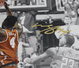 Mohamed Mo Bamba Gold Signed 16x20 Photo Texas Longhorns Dunk JSA 136083