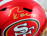 George Kittle Signed F/S San Francisco 49ers Flash Speed Helmet-Beckett W Holo