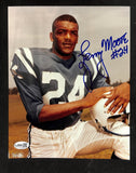 Lenny Moore HOF Signed/Autographed 8x10 Photo Colts JSA 214291