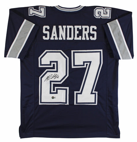 Miles Sanders Signed Dallas Cowboys Jersey (Beckett) 2019 2nd Round Pick R.B.