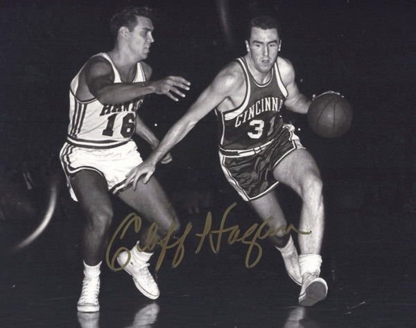Cliff Hagan Autographed Signed 8x10 Photo St. Louis Hawks SKU #244789
