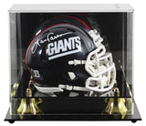 Giants Harry Carson Signed 1981-98 TB Speed Mini Helmet W/ Case BAS Witnessed