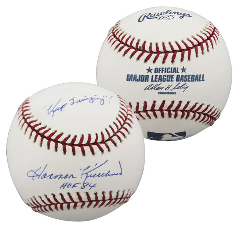 Twins Harmon Killebrew "HOF 84, Keep Swinging!" Signed OML Baseball BAS #BU64229