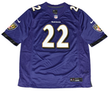 DERRICK HENRY AUTOGRAPHED BALTIMORE RAVENS #22 PURPLE NIKE JERSEY BECKETT