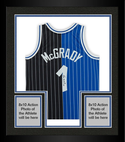 FRMD Tracy McGrady Magic Signed Split Mitchell & Ness 2003-2004 Swingman Jersey