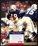 Johnny Unitas HOF Signed/Autographed 8x10 Photo Baltimore Colts PSA/DNA 198843
