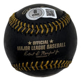 Marcus Semien New York Mets Signed Rawlings Official Black Leather Baseball BAS