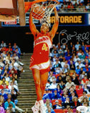Spud Webb Signed Atlanta Hawks Jersey (JSA COA) 1986 Slam Dunk Champ / 5ft. 6in.