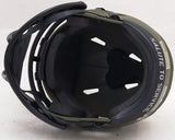 Steve Largent Jim Zorn Auto Seahawks Camo Speed Mini Helmet Salute To Service