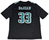 COOPER DEJEAN SIGNED PHILADELPHIA EAGLES #33 SUPER BOWL LIX BLACK NIKE JERSEY