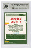 Jackson Chourio Signed Brewers 2023 Donruss Rookie Card #106 (Beckett / Auto 10)