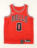 Coby White Signed Bulls Custom Jersey (Fanatics) Chicago's 1st Rd Pk 2019