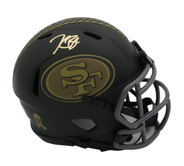 Kaelon Black Signed San Francisco 49ers Speed STS 4 NFL Mini Helmet