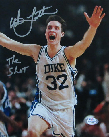 Christian Laettner Duke Signed/Autographed 8x10 Photo PSA/DNA 167260