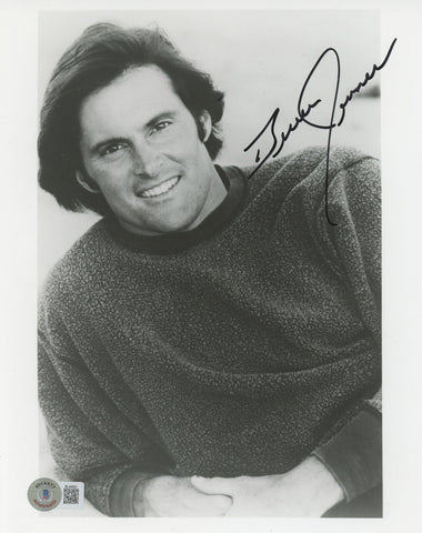 Bruce Jenner Olympics Decathlon Authentic Signed 8x10 Photo BAS #BL44501