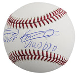 Vladimir Guerrero Sr. & Vladimir Guerrero Jr. Signed OML Baseball W/ Case JSA