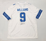 Jameson Williams Autographed Detroit Lions 2024 Nike White Game Jersey Beckett