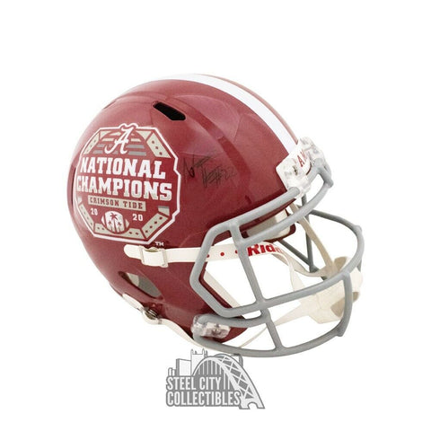Najee Harris Autographed Alabama Replica Full-Size Football Helmet - Fanatics